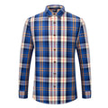 Wholesale Autumn New Cotton Plaid Shirt Men Striped Long Sleeve Casual Young Men's Shirt Wholesale
