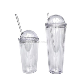 Wholesale Children's Classic Insulated Double Wall Travel Tumbler Cup with Plastic Lid Reusable Straw 24oz Cartoon Design