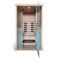 Solid Hemlock Wood Red Light Therapy Indoor Sauna Room Far Infrared Wet Steam SUPE-01 Supang 2400W European Design Computer