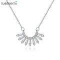 LUOTEEMI Fashion Jewelry Charm Pendant Woman Jewellery Bling New Cute Accessory High Trendy Chain Necklace