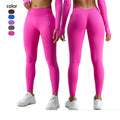 Women's High Waist Active Yoga Pants Wholesale Seamless Gym Sport Workout Leggings with Print Pattern Butt Lift Fitness Leggings