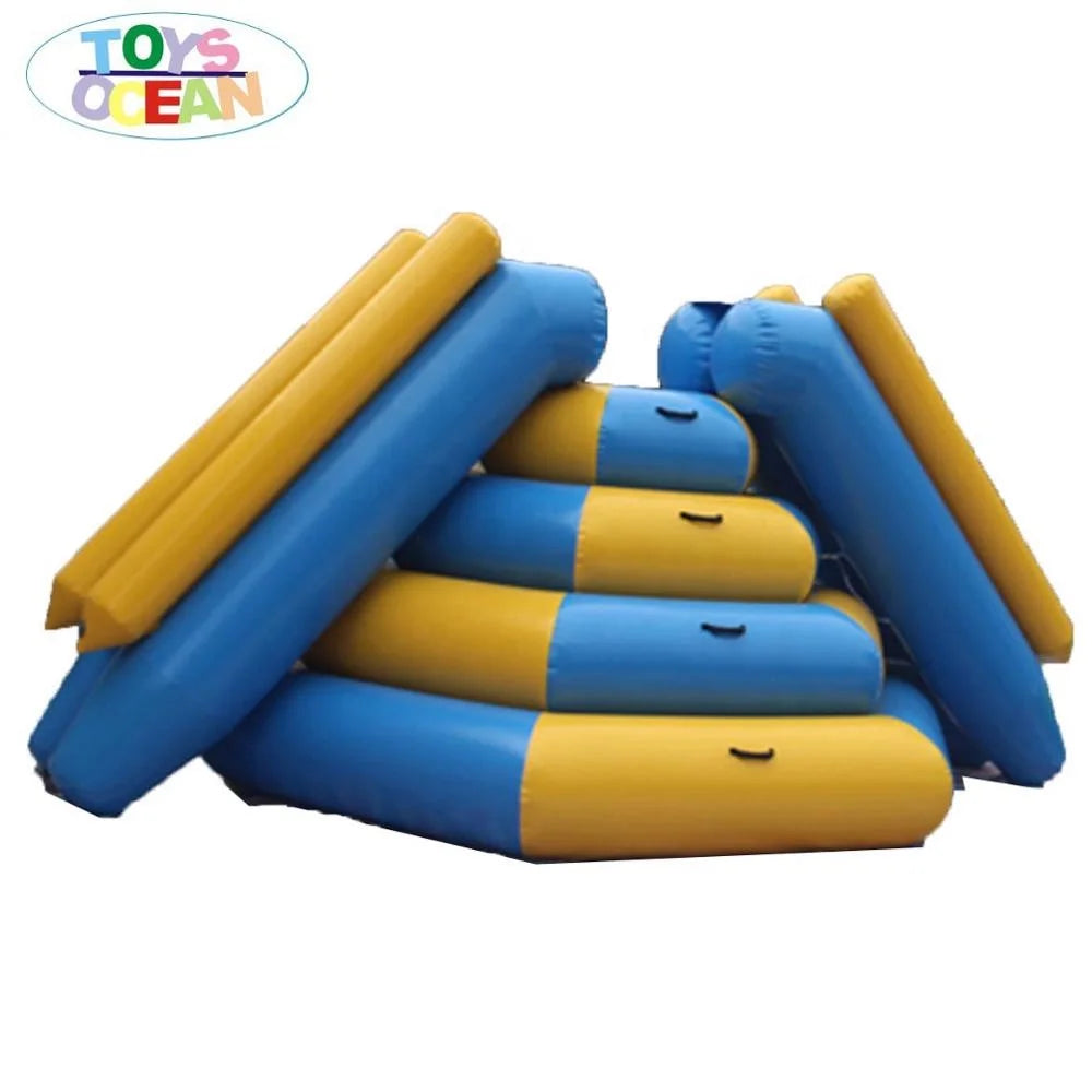 Custom Commercial Grade Pool Climbing Water Slide Inflatable Pyramid Slide