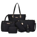 Tote Bag Large Luxury Best Seller Cheap Pu Woman Female Handbags Set of 6 Pcs