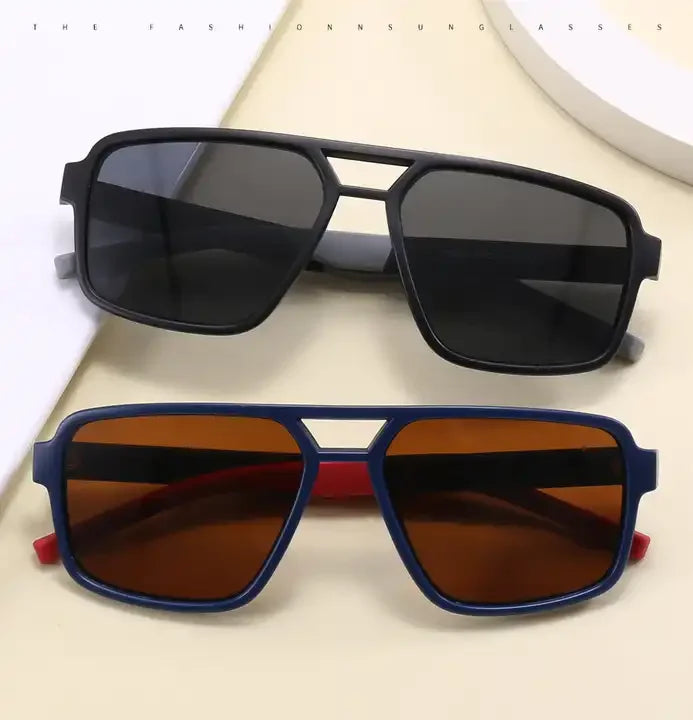 Classical Shades TR90 Men Women Customized Logo Square Sunglasses 2024 Luxury Brand Polarized Sunglasses