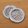 Stainless Steel Colander Bath Sink Drain Filter Mesh Hair Catcher Drain Basket Cover Kitchen & Bathroom Accessories