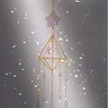 Wholesale Gemstone Handmade Natural Crystal Wind Chime Hanging Sun Catcher for Decoration