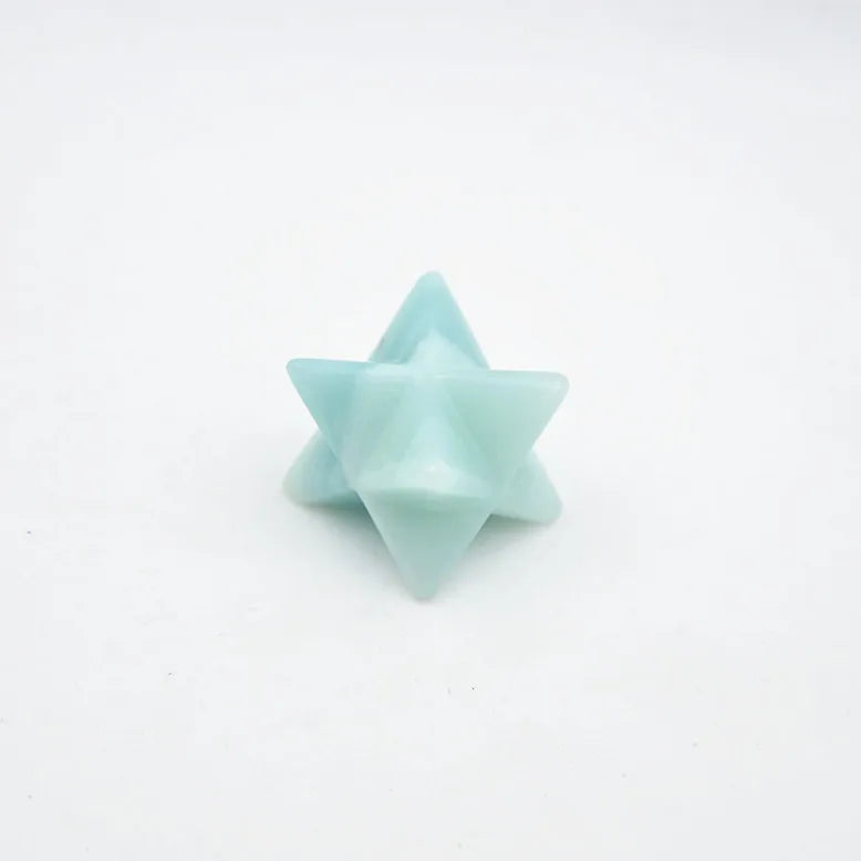 Huiying Wholesale Natural Tianhe Stone Crystal Merkaba Sparkling Star Home Decoration