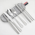 Popular Products 2021 Camping Cutlery Set Travel Cutlery Set With case Portable Cutlery Set