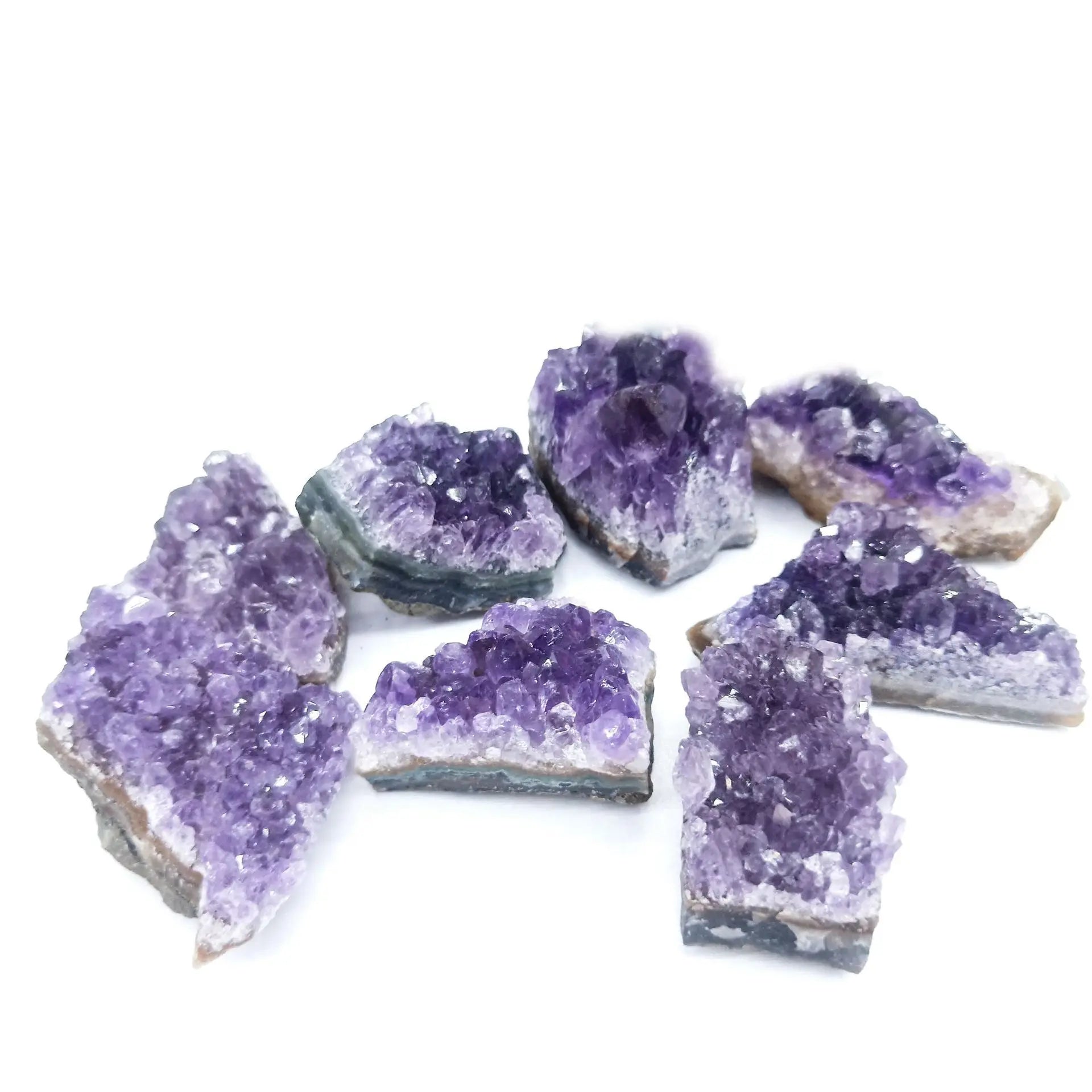 2025 Wholesale natural amethyst crystal cluster cave amethyst geode Folk Crafts