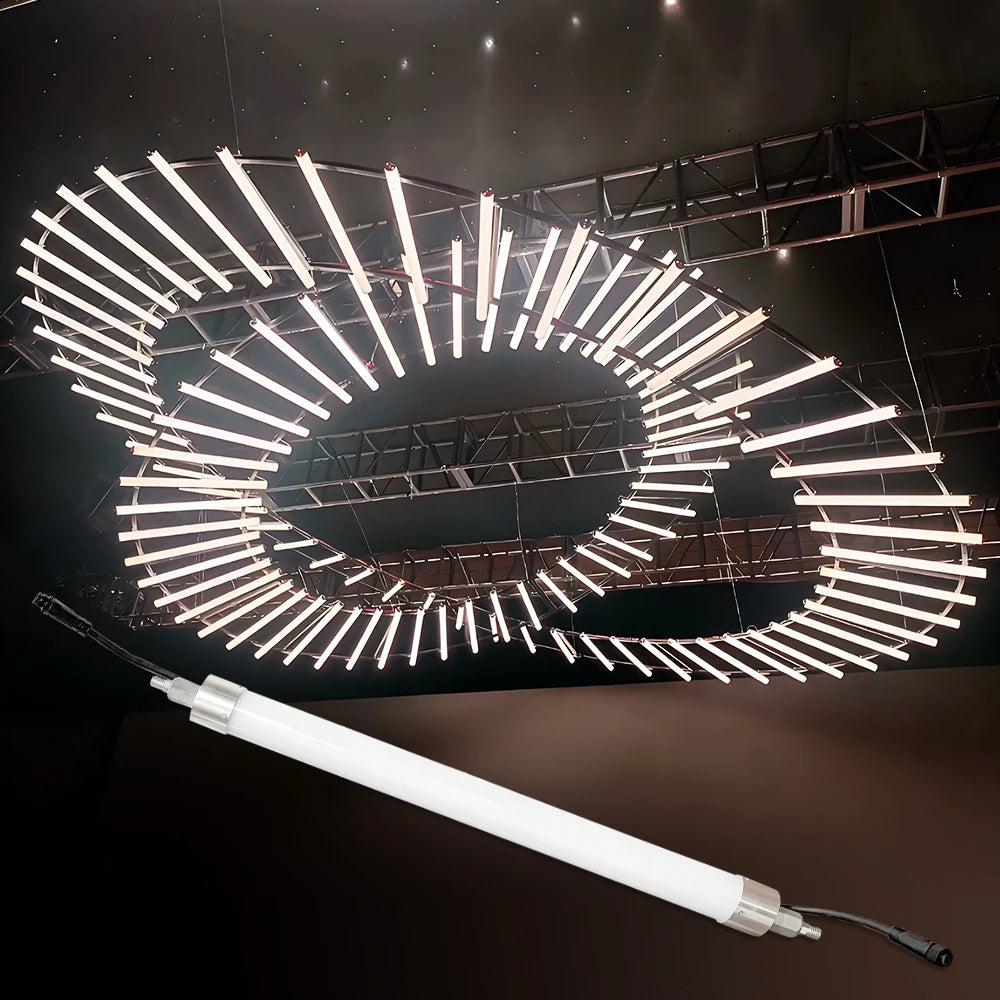 Professional Customization 0.5M 1M Rgb Led Tube Club Lights Nightclub Decoration 360 Led Tube Light Dj Both Lighting