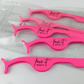 Lashdoll OEM Lashes Tools Eyelash Tweezers Stainless Steel Eyelash Applicator Private Label Eyelash Makeup Tools