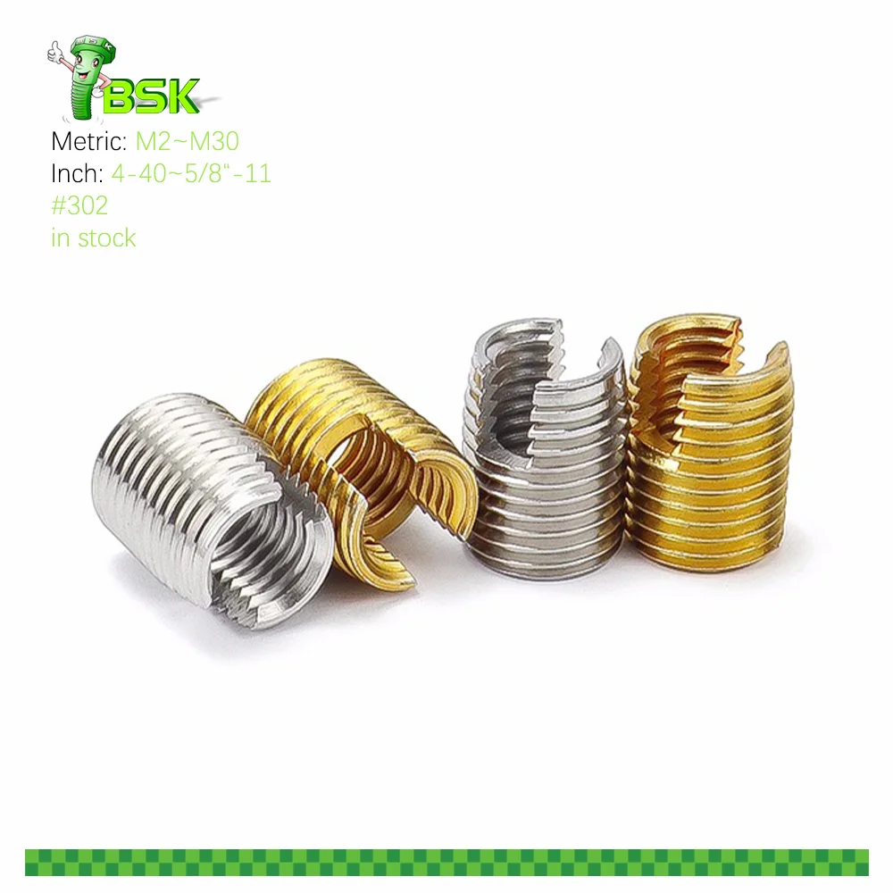 Thread Sleeve Screw Threaded Insert M2 M2.5 M3 M4 M5 M6 M8 M10 M12 M14 M16 M20 Thread Insert