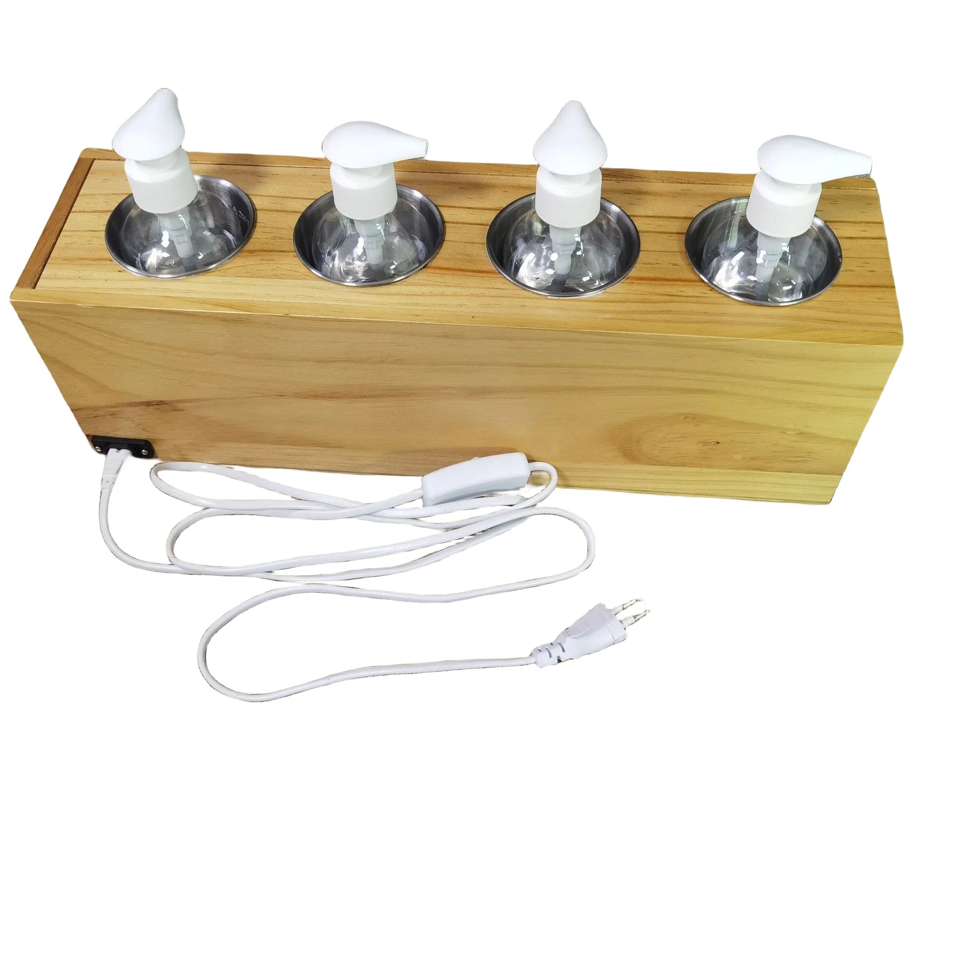8oz Wholesale Automatic Temperature Control Single Bottle Heater Professional Electric Massage Oil Warmer