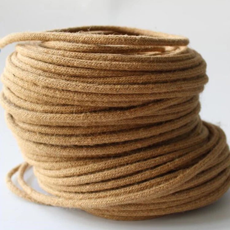 Vintage Electrical Wire Copper Braided Flexible Cable Retro Pendant Light Electric Line 2 Core 3 Core DIY Lamp Cord