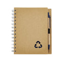 Wholesale Customised B6 Size Luxure Business Style Kraft Paper Spiral Student Notebook Planner Fashionable Stylish for Students