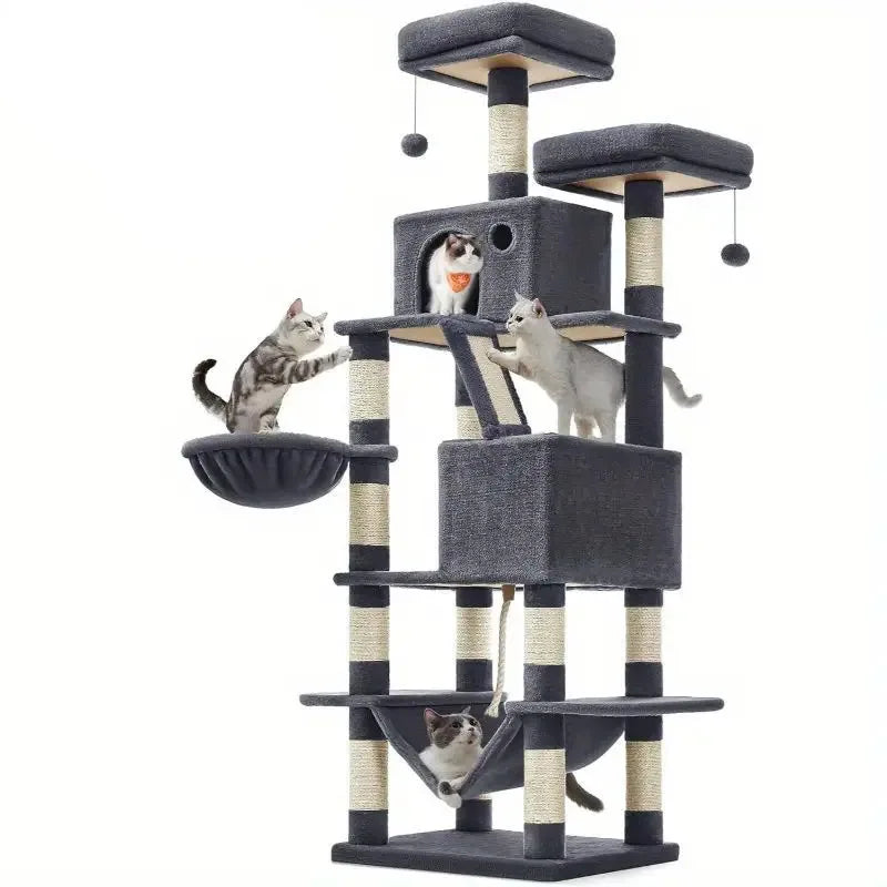 Original Manufacture Large Cat Tree Tower Scratching Post Kitten Condo Activity Centre Climbing Frame