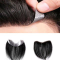 Thin Skin PU Men for Toupee Natural Frontal Hairline Human Hair Patch Pieces Poly Base Hair Replacement Systems for Men