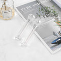 MUB Mini 10ml Glass Stick Bottle with Acrylid Lid Luxury Round&Square Leakproof Press Metal Roller Glass Bottle