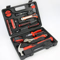 SDPSI Household Repair General Tool Kit Including Plastic Toolbox Tape Measure Pliers Wrench Hammer-Customizable OEM