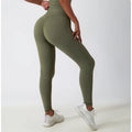 New Arrivals Breathable Scrunch Butt Leggings Gym Workout Solid Color Yoga Leggings for Women