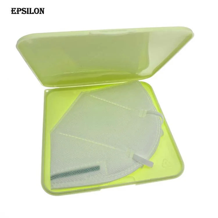 Epsilon Reusable PP Travel Carrying Folding Facemask Holder Storage Case for KN95 N95
