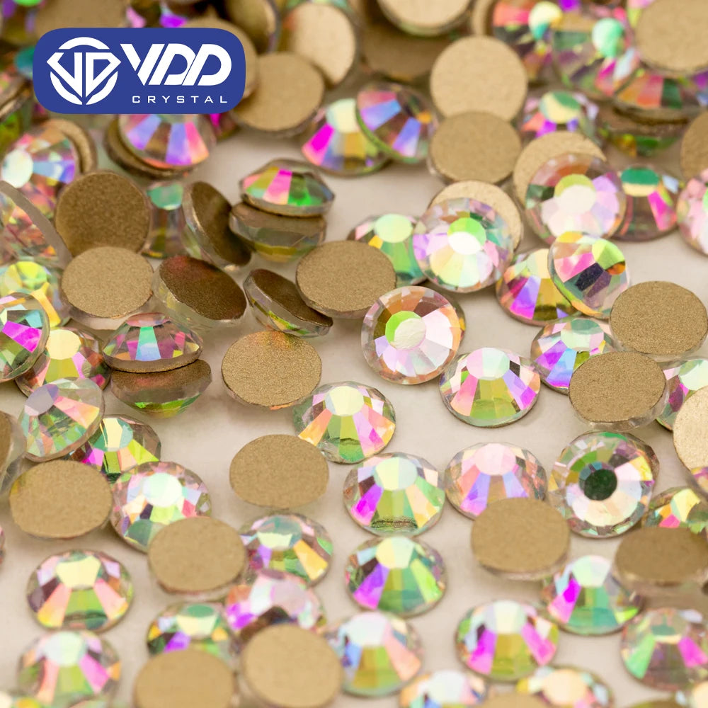 VDD 222 Spring Bloom SS4-SS20 New Color Glass Rhinestones Crystal Flatback Glitter Strass Stones for DIY Nail Art Decoration