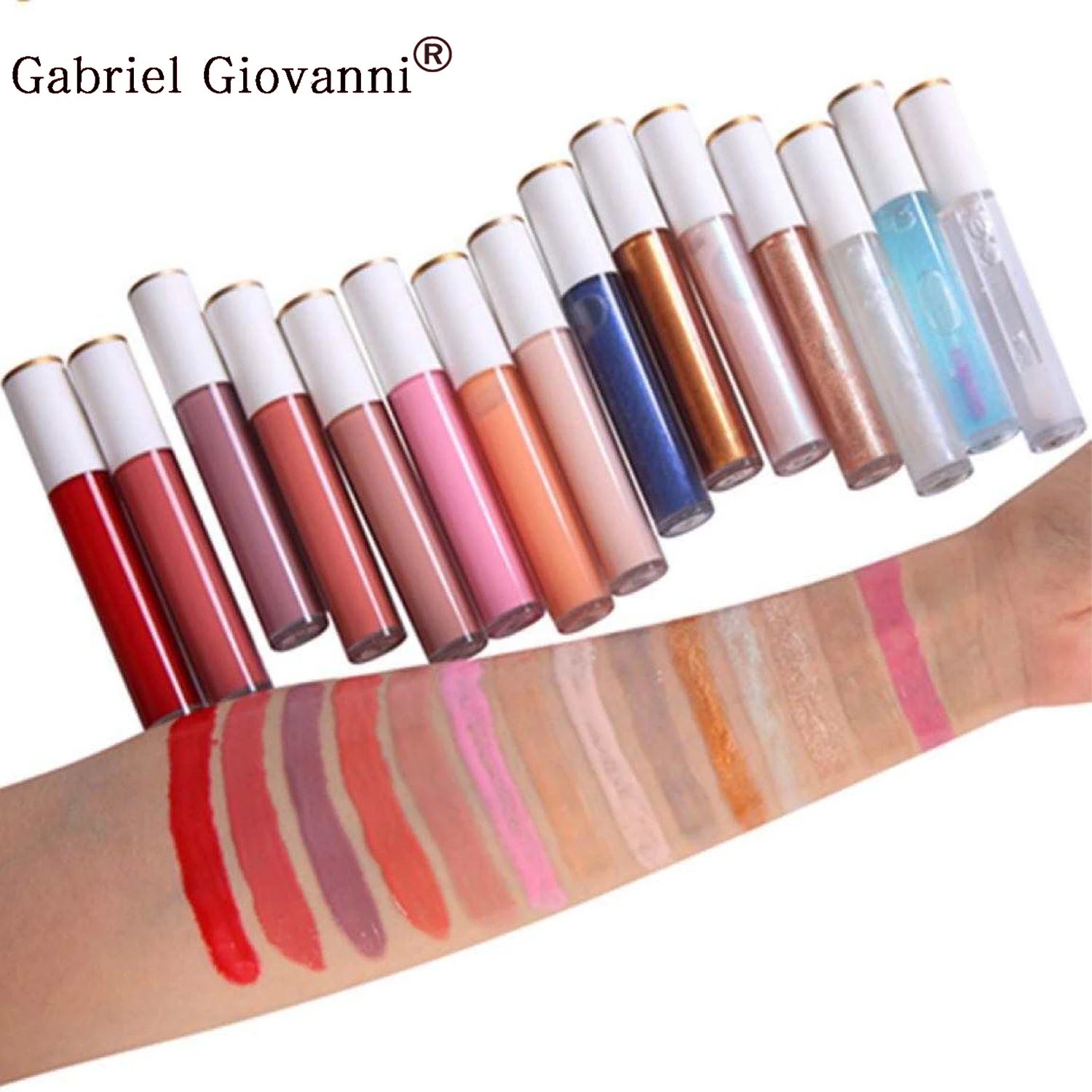 Wholesale No logo Waterproof OEM ODM Private Label Vegan Lip Gloss Plumper Nude Color Lip Gloss