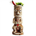 USA for Hollywood Baby Bar's Shameful Indian Statue Tiki Mug Funny Cocktail Cup for Nightclubs Beach Parties Smoothie Glass