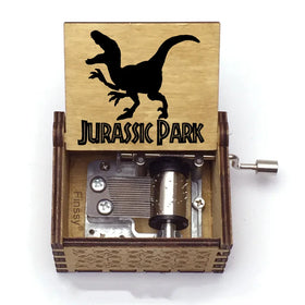 Factory 18 Note Music Box Customization Movie Song Jurassic Park Mini Music Box Sound Box Wooden Kids Children's Friends Gifts
