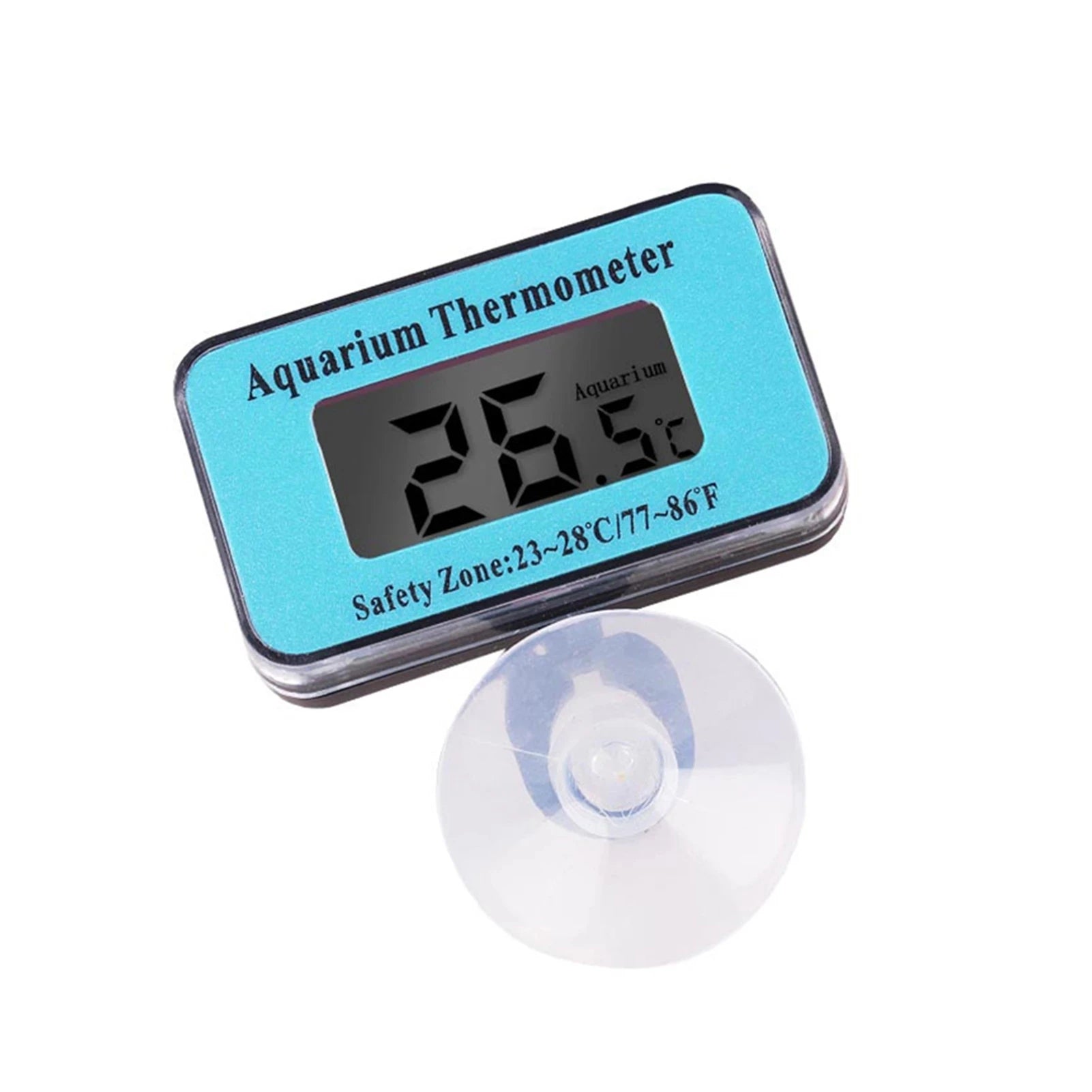 Fish Tank Water Terrarium Digital Waterproof Aquarium Thermometer With Suction Cup