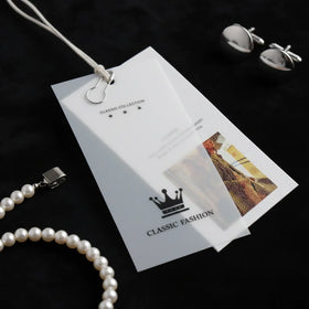 Custom Luxury hang Tags Printed Clothing hang Tags