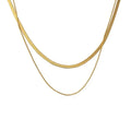 SSeeSY Wholesale Custom PVD 18k Gold Plated Stainless Steel Non Tarnish 1.5mm Snake Chain Thin Chain Necklace for Women
