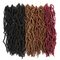 New Soft  Locs Long Goddess Faux Locs Crochet Braid Synthetic Pre-Loope Soft Locs