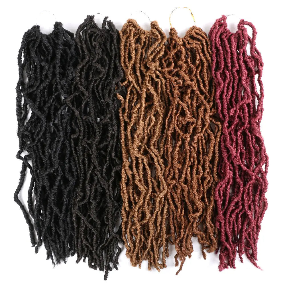 New Soft  Locs Long Goddess Faux Locs Crochet Braid Synthetic Pre-Loope Soft Locs