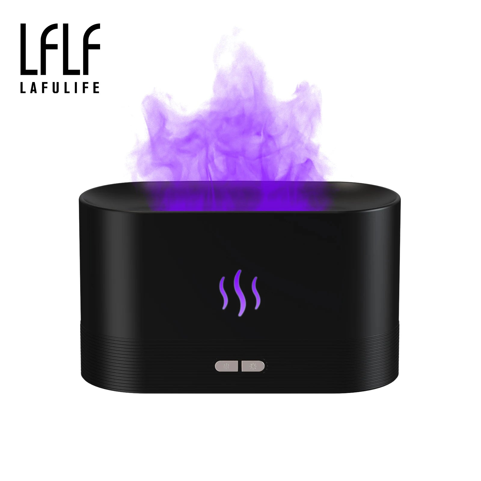 Newly Upgraded Electric USB-Powered Color Fire Light Flame Essential Oil Diffuser Humidifier Scent Aroma Diffuser for Home