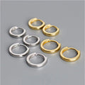 Minimalist Gold Huggies Earrings Dainty S925 Sterling Silver Hoop Earrings Gold Small Hoop Earrings