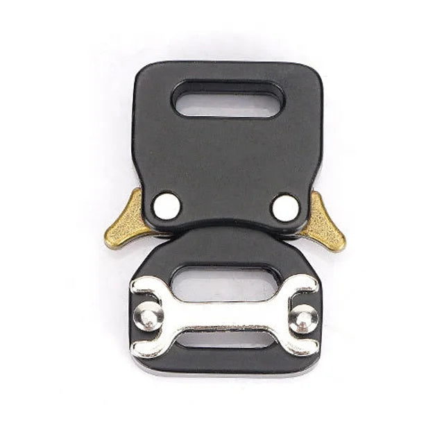 Adjustable 14mm 28mm 33mm Metal Quick Release Buckle for Clothing Bag Accessories Metal Strap Bag Clip Buckle