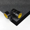 Hot Selling Waterproof PE 45mm 50m Black Adhesive Gaffer Duct Cloth Tape for Carton Sealing