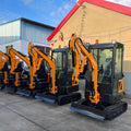 HUAYA Factory Outlet Small Digger 1.5 2 2.5 Ton 1500kg 2000kg 2500kg diesel Mini Excavator Dagger with EPA