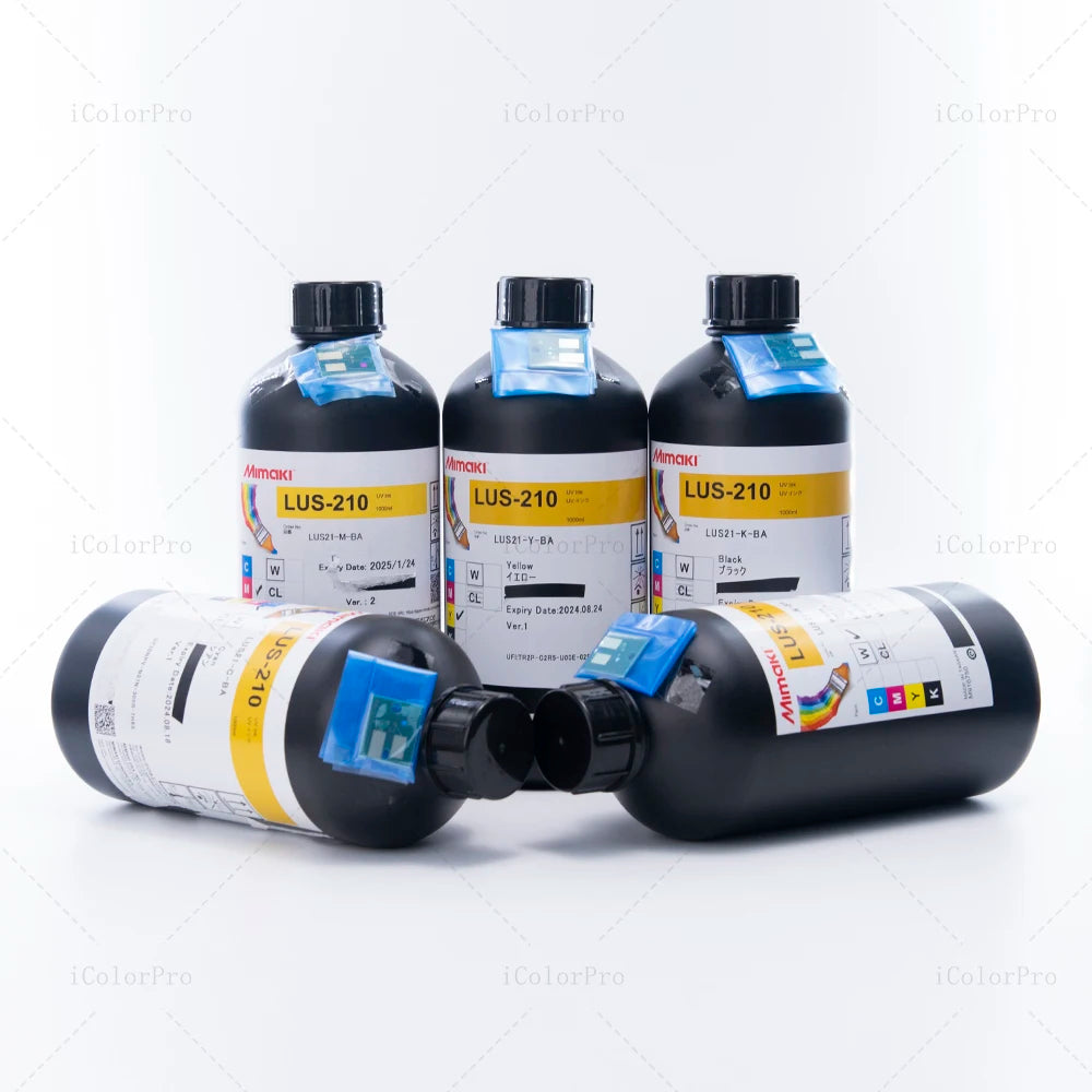 1000ML LED UV Ink for Mimaki UJF3042 LUS-210 White Ink with 1000ml Bottles Packing