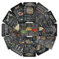 Customized Metal Tin Sign Funny Beer Slogan Cocktail Fastfood Delicate Plates Restaurant Cafe Kitchen Dining Room Wall Decor