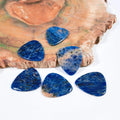 Huiying Sodalite Jasper Guitar Picks Smooth Acoustic Guitar Accessories Eco-friendly Pickup Musical Instrument Accessories Jazz Picks