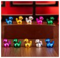 Unique Resin Gold Plated Cute Cartoon Christmas Duck Miniature fairy Garden Ornaments Cartoon Children Small Animal Figurines