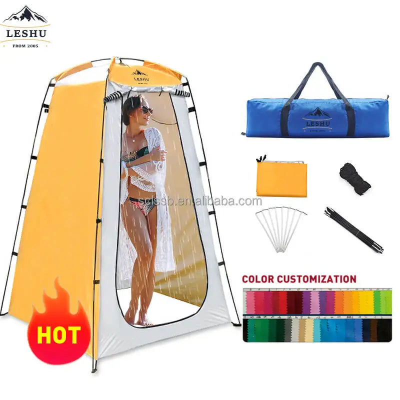 Warehouse Wholesale Light Weight Toilet Tent Outdoor Portable Pop up Tent Shower Tent With Storage Bag