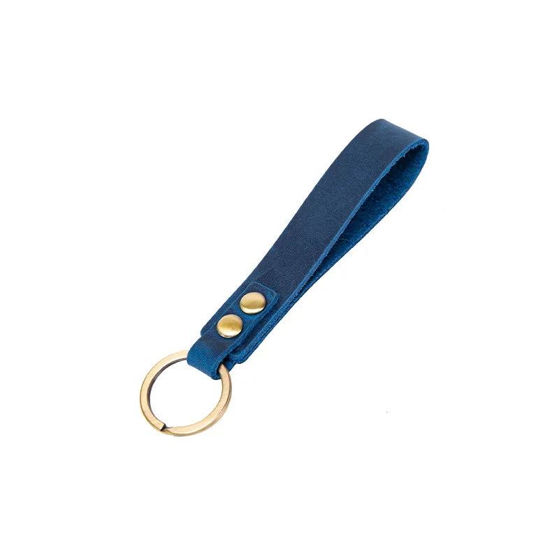 New Fashion Custom Genuine Leather Keychain Women Key Holder Key Ring Cowhide Leather Key Chain