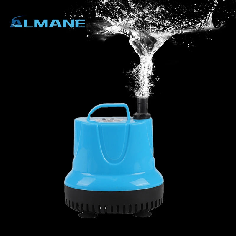 100W Plastic Aquarium Pump Filter Set with LED Lights Eco-Friendly Solar Pond & Swimming Pool Water Pump Strainer