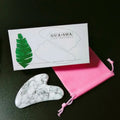 2026 Gems Gua Sha Custom Logo Massager Body Facial Tool Clear Quartz Guasha Jade Roller Stone Gua Sha Set