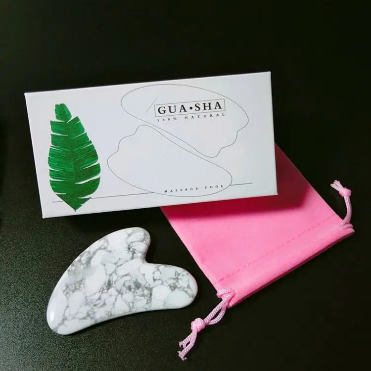 2026 Gems Gua Sha Custom Logo Massager Body Facial Tool Clear Quartz Guasha Jade Roller Stone Gua Sha Set