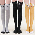 Wholesale Extra Long Stock Socks With Cute Animal Over the Knee Thigh High Socks for Women