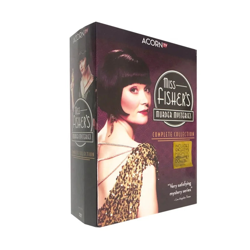 Printing Factory Cartoon Drama Series Films Box Set Dvd Movies Miss Fisher's Murder Mysteries Complete Collection 12dvd